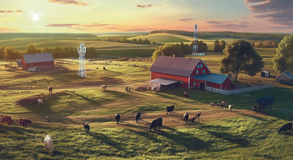 Benefits of farm financing using telecommunications infrastructure